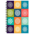 Mandala Spiral Notebook Cover. 