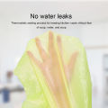 100Pcs Mugwort Anti-Mosquito Trash Bag Large Thickened Household Kitchen Garbage Bag Portable Portable Drawstring Garbage Bag. 