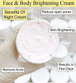 Health Healer Night Cream For Bright, White and Clear Skin Best For All Skins Types. 