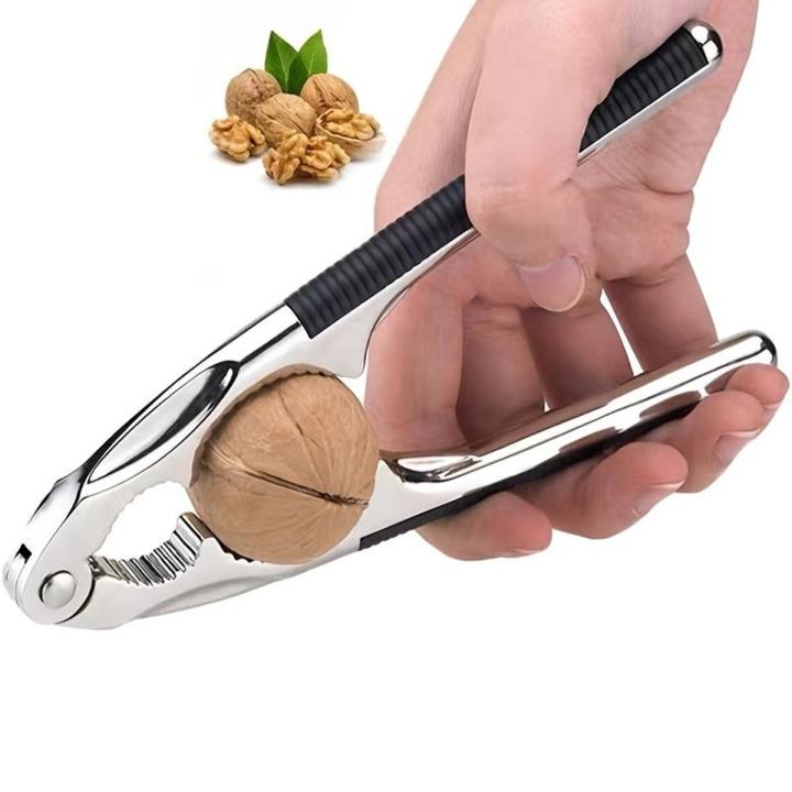 Ibrahim Mall Walnut and almond opener tool walnut crack, almond cracking set commercial use walnut and almond opening tool  graham crackr, nutcrack walnut shell cracking device, sheller walnut badam akhrot plier seafood heavy duty crab lobster cutter