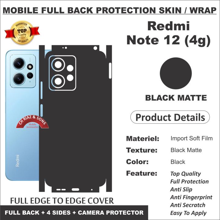 XIAOMI%20REDMI%20NOTE%2012%204G%20FULL%20BACK%20360%20premium%20Protection%20Skin%20Wrap%20full%20cover%20Premium%20Quality%20-%20Image%207