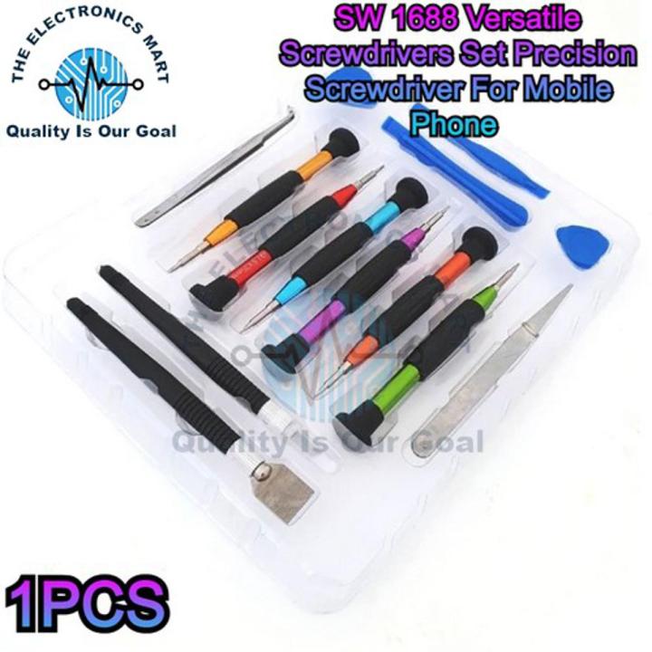 SW 1688 Versatile Screwdrivers Set Precision Screwdriver For Mobile Phone In Pakistan