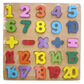 3D Wooden Number 1234 Counting Puzzles for Kids Montessori Educational Learning. 