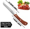 Unique And Sharp Fruit Knife Imported Kitchen Knife with Wooden Handle - 8.5 inch. 