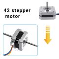 17Hs08-1004S 4-Lead Nema 17 Stepper Motor 20Mm 1A 13Ncm(18.4Oz.In). 