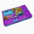 Barbie Cartoon character Multifunction Jumbo Pencil Box, Stationery Box, With Calculator and Keychain for Kids-WaoDeals. 