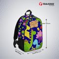 Traverse  Kids Bag- Wild Jungle , Backpack for Kindergarten (KG), Pre-school classes. Allover printed (Code:T505KG) School Backpack For Kids / Backpack For Girls / Backpack For Boys Bags hand bag for girls bags for girls. 