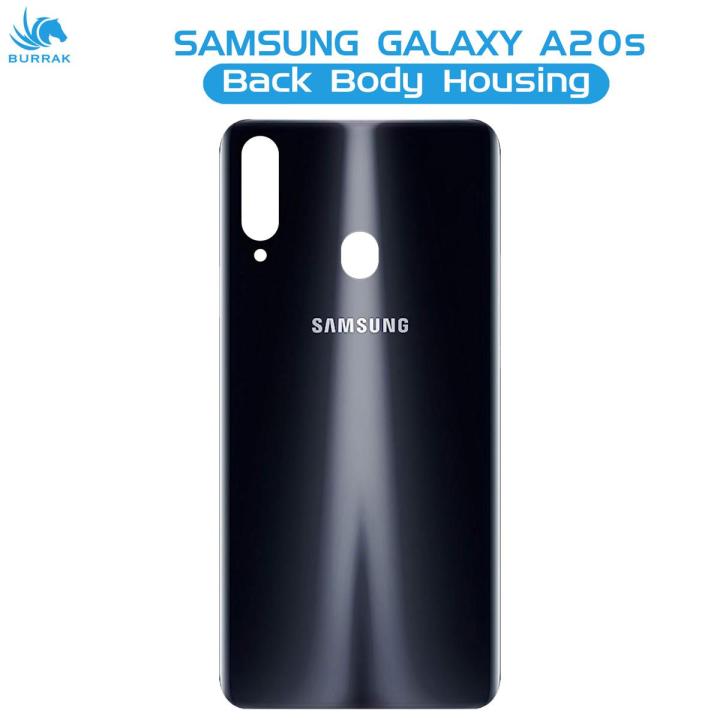 Samsung Galaxy A20s Rear Back Body Casing Housing Replacement Battery Back Door For Samsung A20s - Black