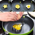 【VisioN Shop】Stainless Steel Egg Holder Utensils Egg Cooker Mold Non-stick Skillet Kitchen Tools Accessories. 