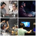 Gaming Headset, Over-Ear Headphones with Noise Cancelling Microphone and Breathable Ear Pads, Bass Surround Sound & Glowing LED Light, Versatile Compatibility Game Headset for PC Switch. 