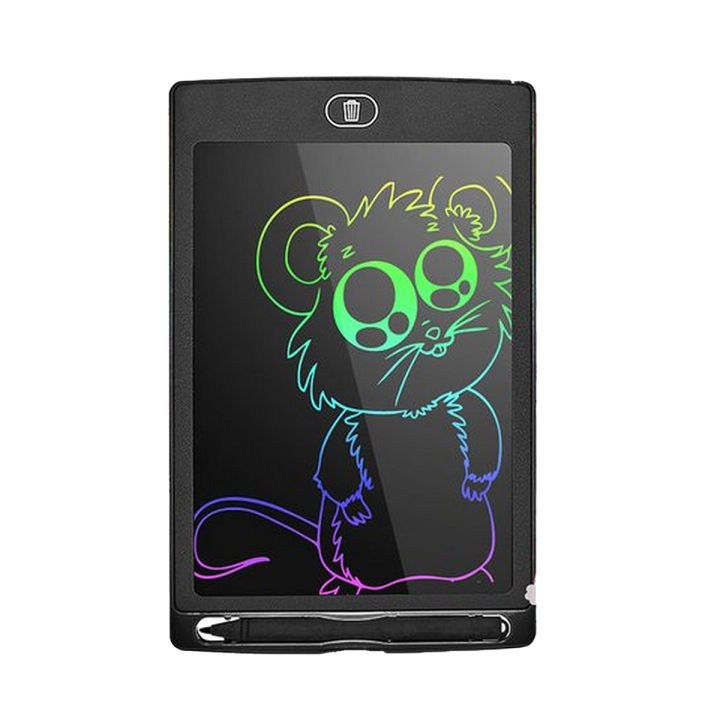 LCD Writing Tablet Colorful Board E-writer Digital Memo Pad Erasable Writing Board Learning Toys And Gadgets For Educational And Daily Life Routine Notebook Purpose - 8.5 Inch & 10 Inch - Colorful