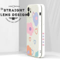 ZeroQiQi for Realme C17 Case Lovely Printing Petal Love Phone Cover Soft Anti Drop Full Cover Camera Protection Case. 