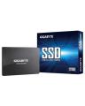 Gigabyte 120 GB SSD with Sequential Read speed : up to 500 MB/s and Write Speed of up to 380 MB/s. 
