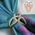 Silk Scarf rooches Jewelry Accessories ule Shawl ing Clip rycl Scares ule Luxurious Simple Women arty ifts. 