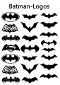 Batman Logos Stickers for Laptop Car Bike Phone Stickers. 