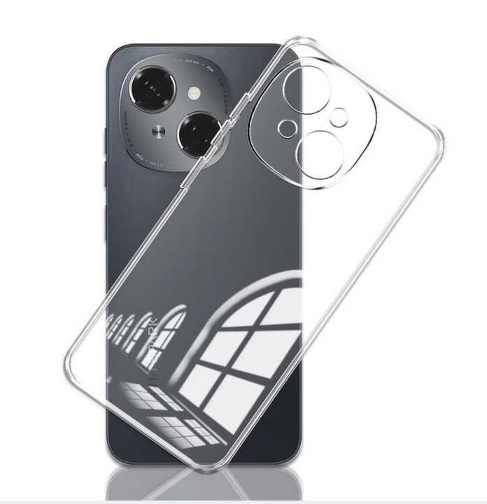 Tecno Spark GO 1 / POP 9 Back Cover Soft Dust Plug Transparent TPU Camera Protection Shockproof Phone Case For Tecno POP 9 /Tecno Spark GO 1 Cover