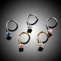 1C Steel ose ings ostril Earring iercings Crtal azir Screw iercings rong em ose Stud ings o Jewelry etainer 20. 