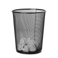 Trash Can for Home or Office, Mesh Round Bins, Lightweight, Steel Wastebasket Set for Garbage or Recycle. 