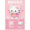 Nano Bricks Building Block Cute Cartoon (Make A Wise Life) 5mm&8mm 14y 24 design cartoon ready stock in Malaysia Lele W2601. 