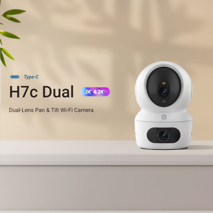 EZVIZ Dual-Lens H7C  Pan & Tilt Wi-Fi Camera 2K+ (4MP + 4MP)