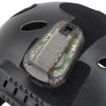 Helmet Survival Beacon Light Helmet Strobe Light with Magic Tape D. 