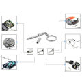 3 In 1 Eyeglass Screwdriver Portable Keychain Screwdriver Watch Repair Kit Tools SEVICH. 