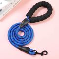 New 1.5m 2m 3m Reflective Leash Dog Long Pet Leash Strong Lead Outdoor Training Puppy Small Medium Large Big Dogs Lanyard Rope. 