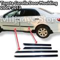Toyota Corolla Door Moulding Door Patti Side Strips Body Moulding 2009 2010 2011 2012 2013 Also Fit In Other Cars as Wll check Video. 