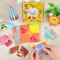 【shengxiong6525】FLYEER 2020 108 Pcs Origami Paper Arts and DIY Handmade 3D Puzzle Animal Crafts for Kids Educational Child Toy. 