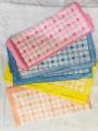 Pack of 4 ladies girls handkerchief in superior quality in various colors elegant design soft cotton rumal in reasonable price. 