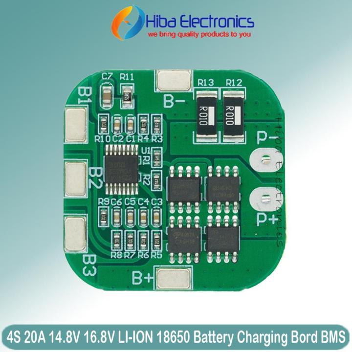 4S 20A 14.8V BMS For 18650 Lithium Ion Cells 4s 20a Battery Protection Board BMS Battery Management System module