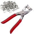 High Quality Metal Snap Buttons Press Pliers Tool Kit Includes 25 Metal Prong Snaps Buttons Sewing Free Buttons Set For Diy Crafts Home Sewing Accessories 9.5MM Metal Sewing Prong Ring Buttons Clip Pliers Button Press Snap Tool With 25pcs. 