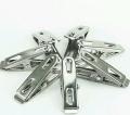 24 Piece - Stainless Steel Clothing Line Pegs (Rust Proof Steel Clippers - Clothes Pegs). 