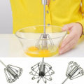 Manual Multi functional Egg Beater , Hand Push Egg Beater , Semi Automatic Whisker , Egg Whisker , Stainless Steel Egg Whisker , Rotatory Mixer For Lassi , Eggs , Milk , Cream , And Coffee etc.. 