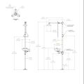 Stainless steel composite emergency shower eyewash vertical shower set, Compound emergency double eye washer, Emergency Eyewash and Shower Essential Safety Station,Emergency Eye Wash Station First Aid Eyewash Shower Stations with Large Cover Stainless St. 