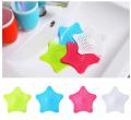 Pack of 2 Silicone Rubber Five-pointed Star Sink Filter Sea Star Drain Cover Sink Strainer Leakage Filter for Kitchen and Bathroom. 