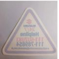 SUZUKI HELPLINE STICKERS FOR ALL SUZUKI MODELS BACK SCREEN INSIDE STICKER(customized). 