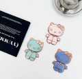 Universal Cute Cartoon Hello Kitty Phone Holder, Portable Hidden Phone Stand, Smartphone Foldable Lazy Bracket - Phone Back Fancy holder. 