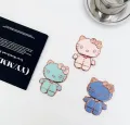 Hello Kitty Fancy Mirror Folding Bracket | Luxury Stand for Girls | Portrait & Landscape Stand with mirror | Mobile Back Cover Stand - Pop Socket Holder. 