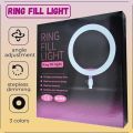 Ring Fill Light 26cm/10 inch without Tripod Stand for Selfie Ring Fill light 26cm Selfie Ring LED Ring Light for Live stream Ring Light-round. 