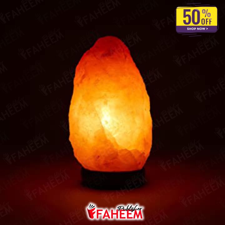 Faheem Publisher - 7 Color Changing USB Natural Himalayan Salt Lamp for ...