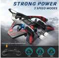 RC Airplane Fighter, Foam Remote Control Airplanes for Kids Adults, RC Plane Fighter Jet Toy with Auto Hover, Headless Mode 3D Flip Colorful LED Lights & Batterie, Drone for Kids. 