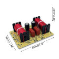 Crossover Filters Three-Way 3 Way Speaker Frequency Divider. 