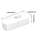 Multi-Functional Graffiti Smart WiFIi Temperature Humidity Sensor Portable House Smart Linkage Sensor Durable. 