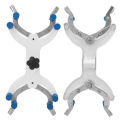 Titration Clip Laboratory Chemistry Bilateral Iron Burette Clamp Dropper Holder Experiment Fixing Accessory. 