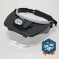 Light Head Magnifying With Led Sharp Light Headband Illuminated Visor Magnifying Glasses Loupe With 4 Lens Repair Mobile Laptop Circuits Micro Electric Appliances. 