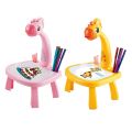 Learning and Drawing Projector Painting Set, Kids Drawing Projector Table, Child Learning Desk, Smart Projector with Light Music (Multicolor). 
