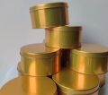 Tin Style Nikkah Bid Boxes ( 10 pcs Pack) (Size: 3'x3') (Golden). 