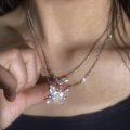 Versatile Black Butterfly Pendant Necklace Personality Collar Chain Light Luxury Jewellery For Women. 