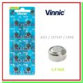 Pack of 10 - Vinnic AG5 LR48 L754F Alkaline 1.5V Batteries Cell Ex: 2026. 